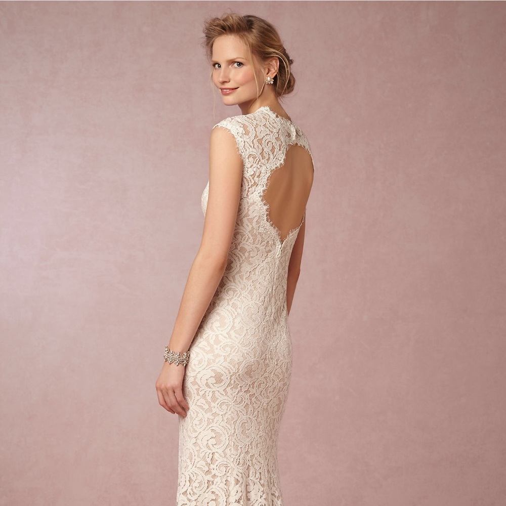 BHLDN Marivana wedding dress by Tasashi Shoji sz 4